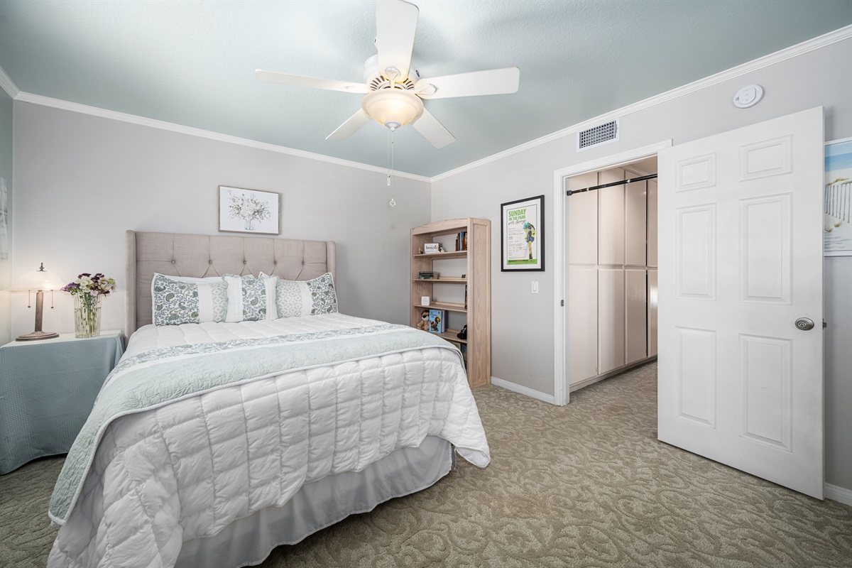 Front Bedroom and hall entry