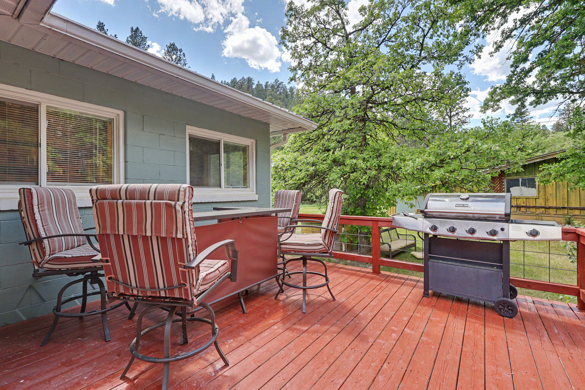 Outdoor Seating and BBQ