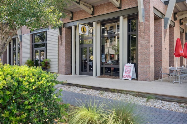 Take a break from the pool or beach and enjoy pizza from Bruno's in the town center