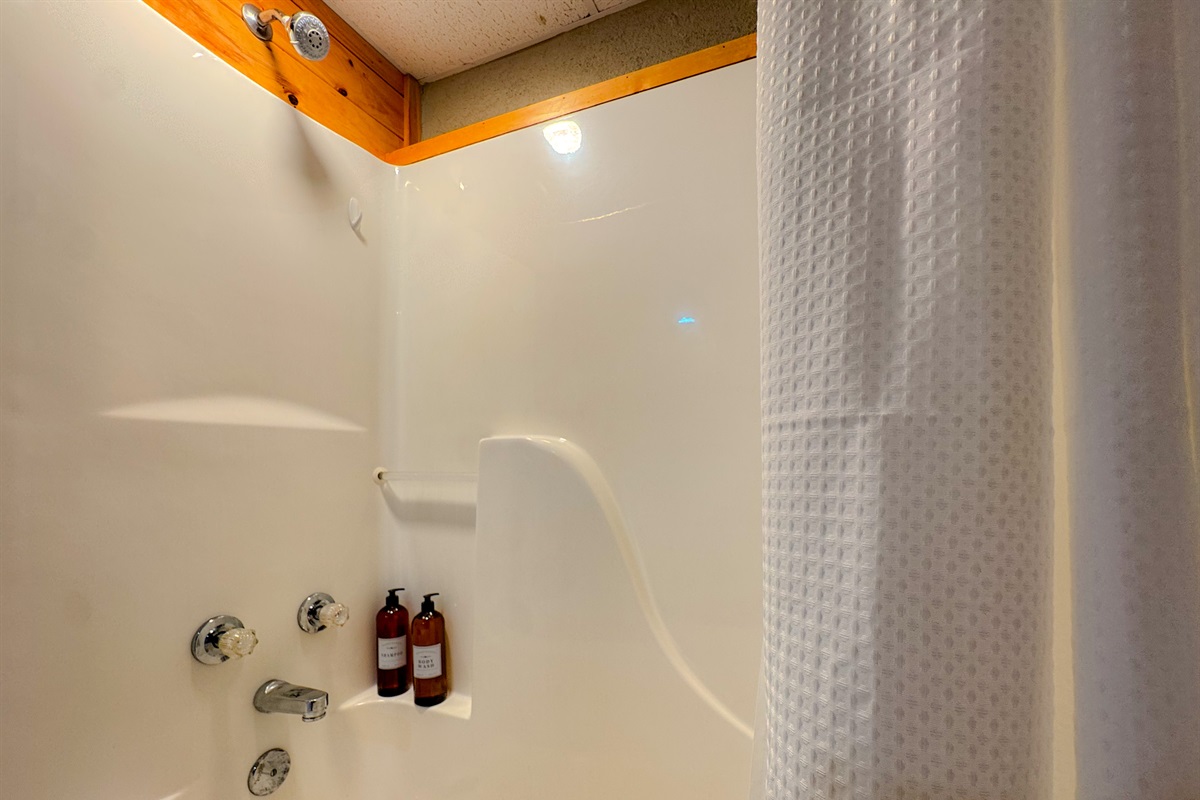 full tub/shower combo