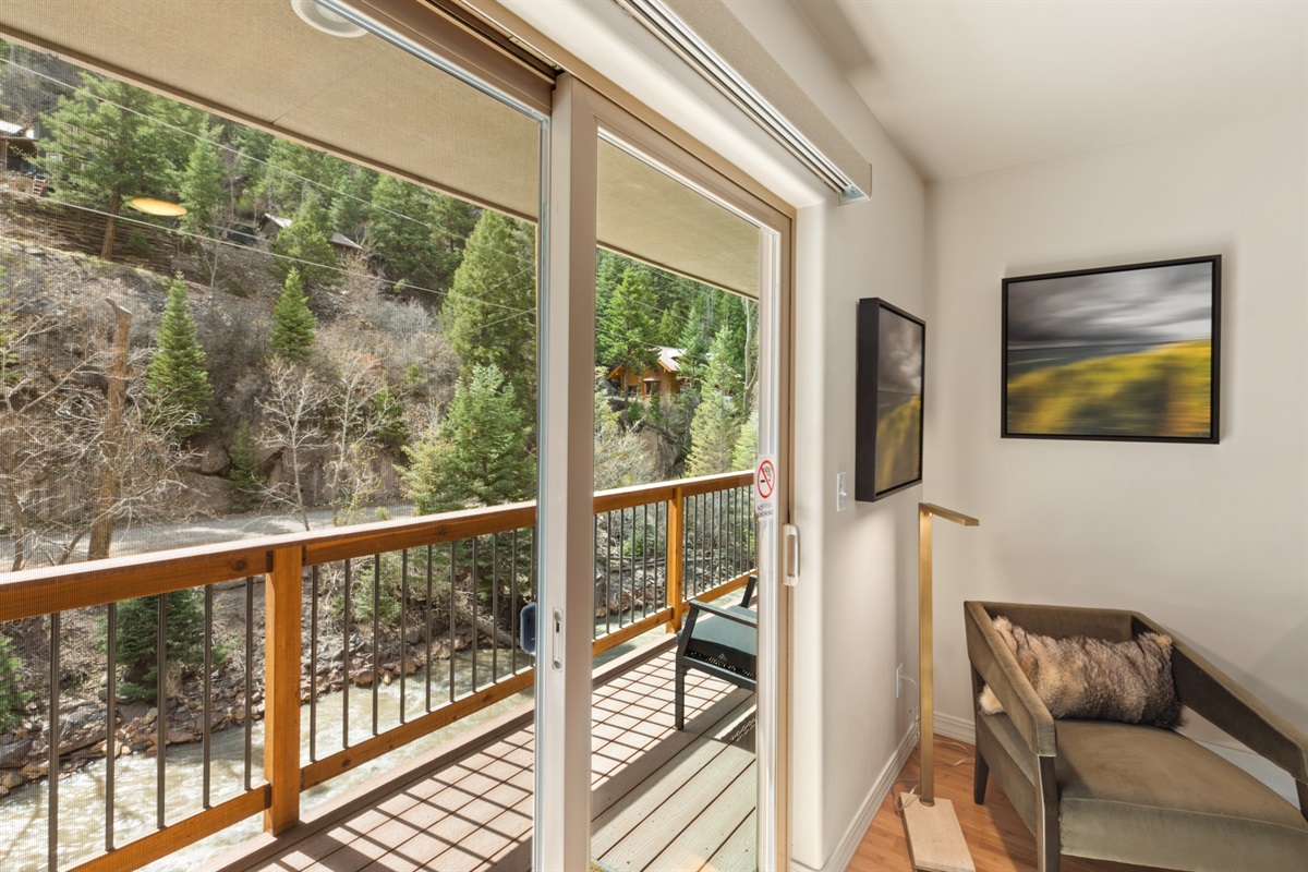 Master bedroom balcony