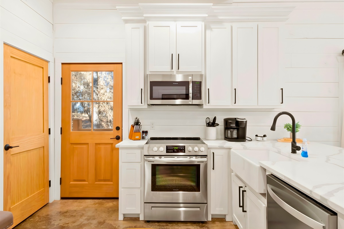 Chef's corner! Everything you need for a homemade feast is right here