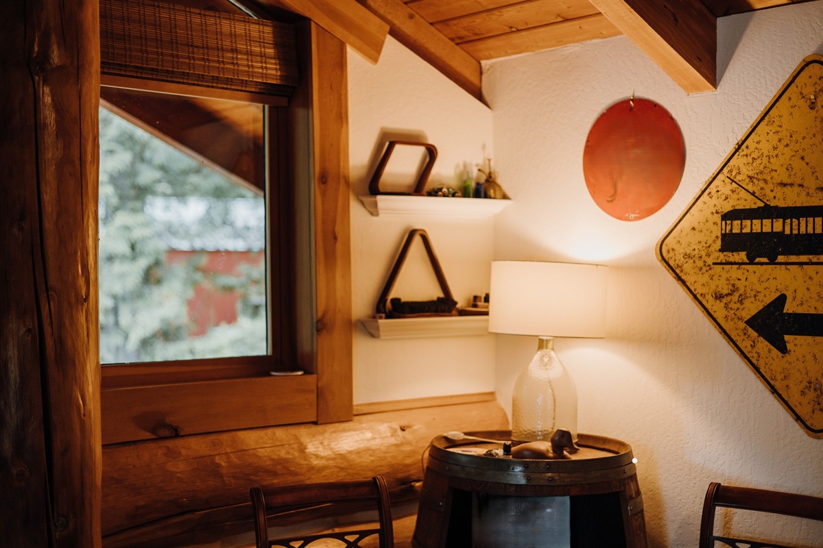 Pool table, third floor.