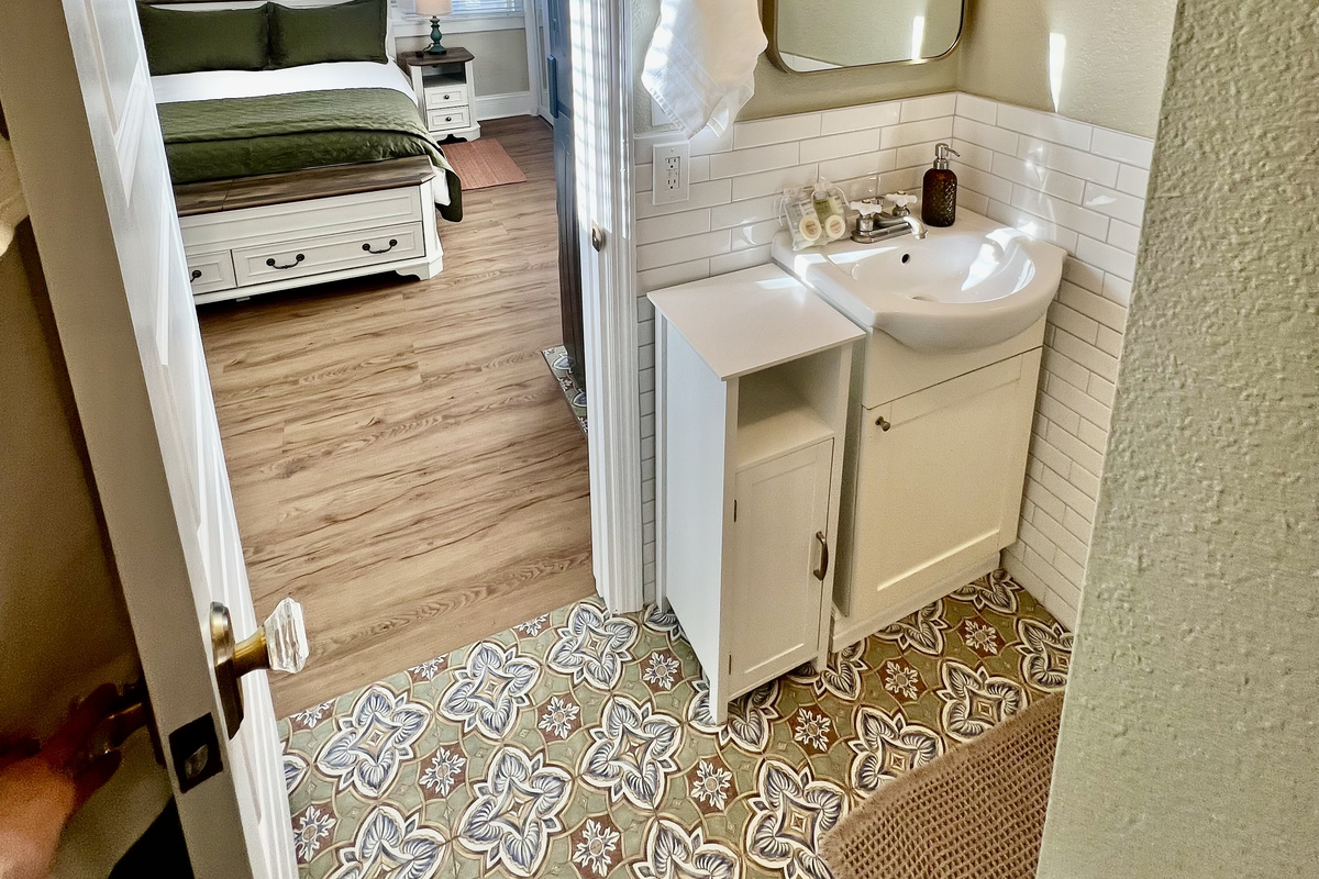 Refresh in your private and cozy, spa-like bathroom.