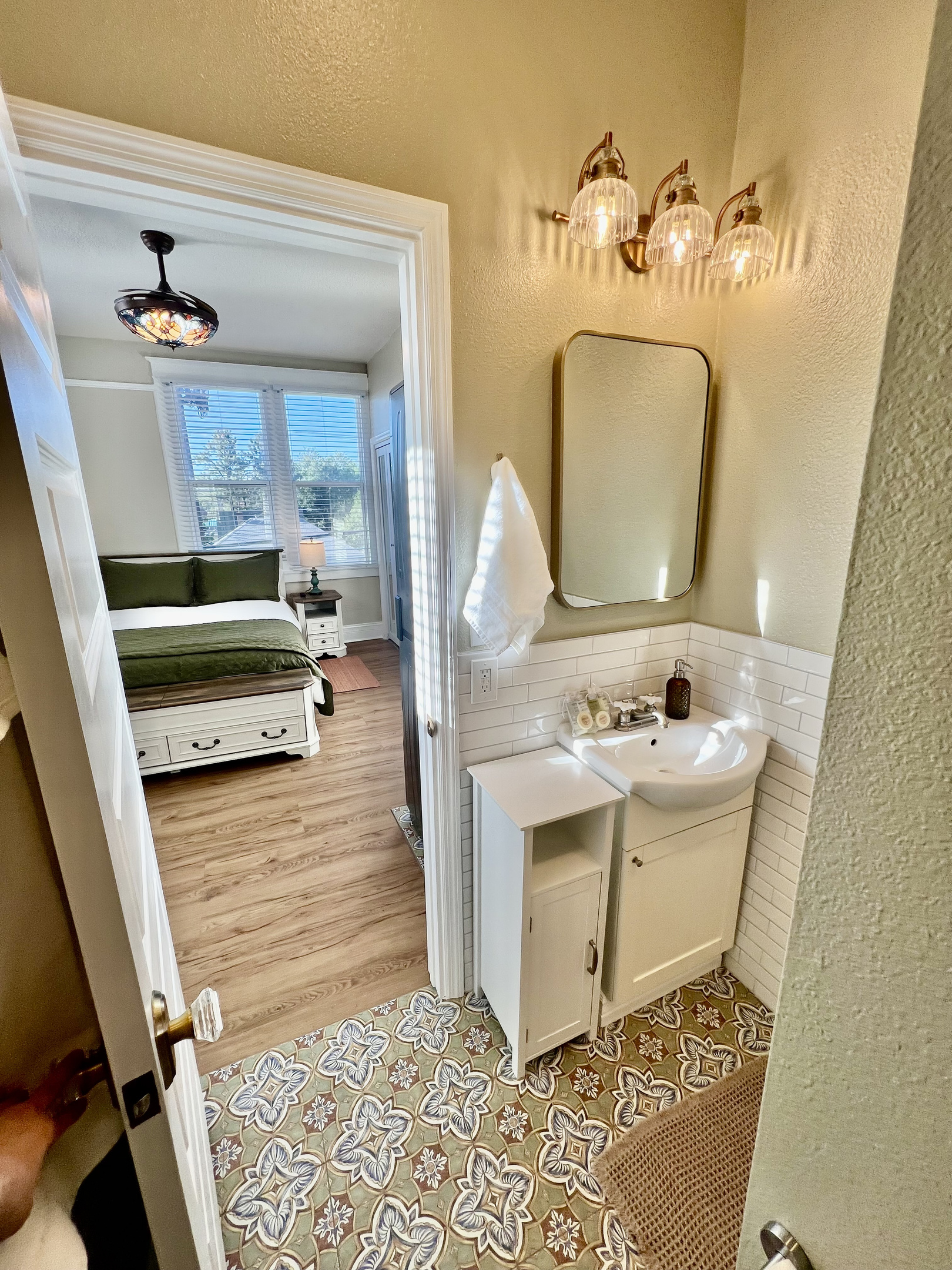 Refresh in your private and cozy, spa-like bathroom.