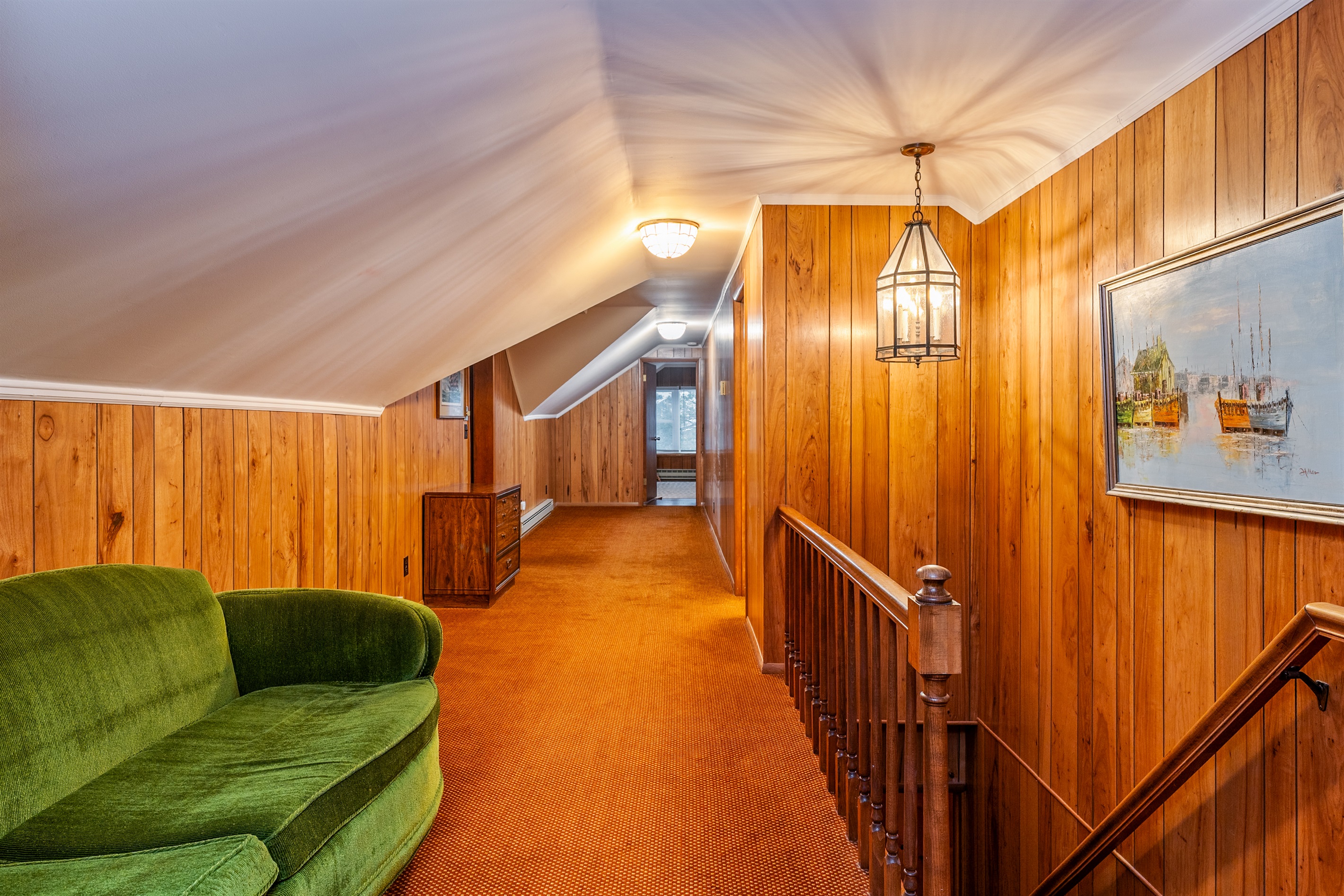 Upstairs hallway main house