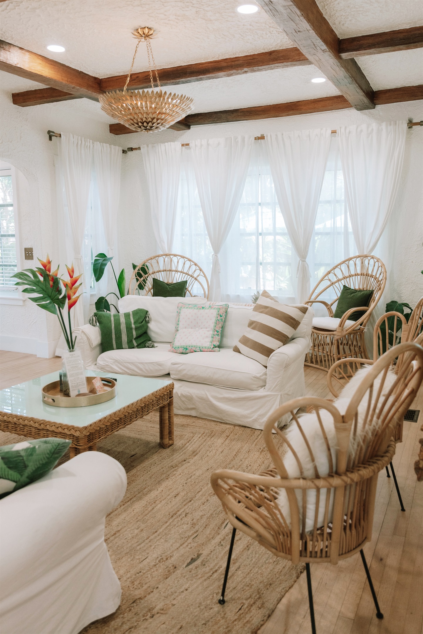 Relax in elegance, in our professionally designed living space with iconic local furniture from Circa Who.