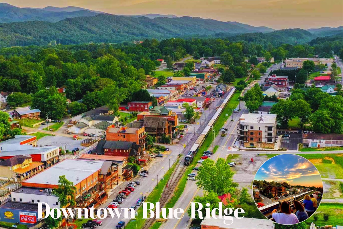 Explore the heart of Downtown Blue Ridge, filled with unique shops, cozy caf&eacute;s, and local flavor.