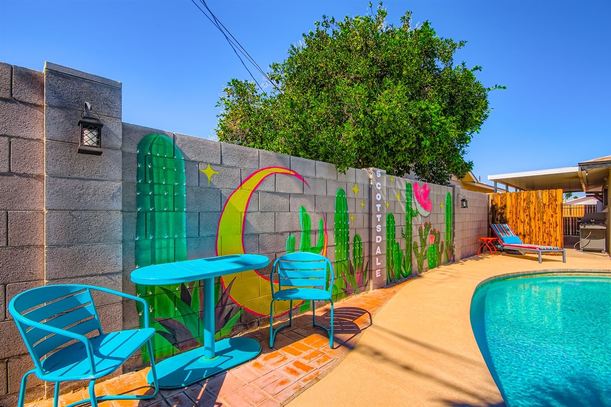 Photo Worthy Mural Pool Side