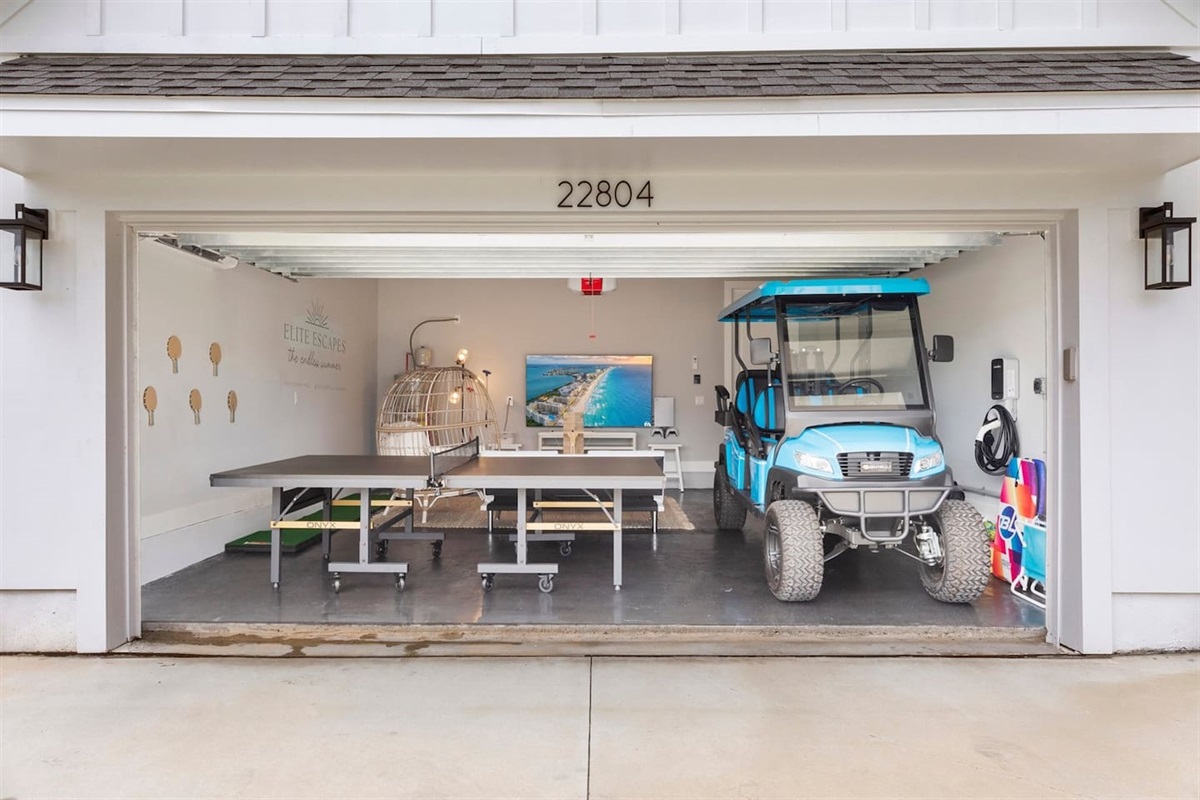 ★ "My kids LOVED the garage. They enjoyed playing ping pong, putt putt, & games on the PS5."