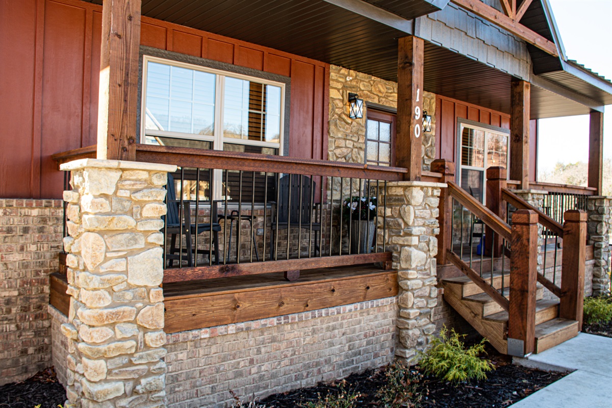Large front porch