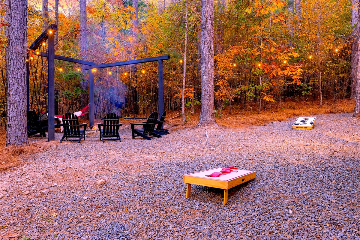 Corn hole game fun anyone?