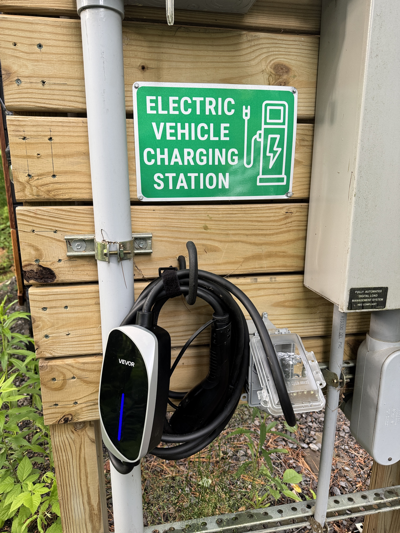 Level 2 EV Charger 16 Amp Electric Vehicle PortableCharger with 25 ft Charging Cable 240V NEMA 6-20P Plug LED Indicator Home Car Charging Station for SAE J1772 EV