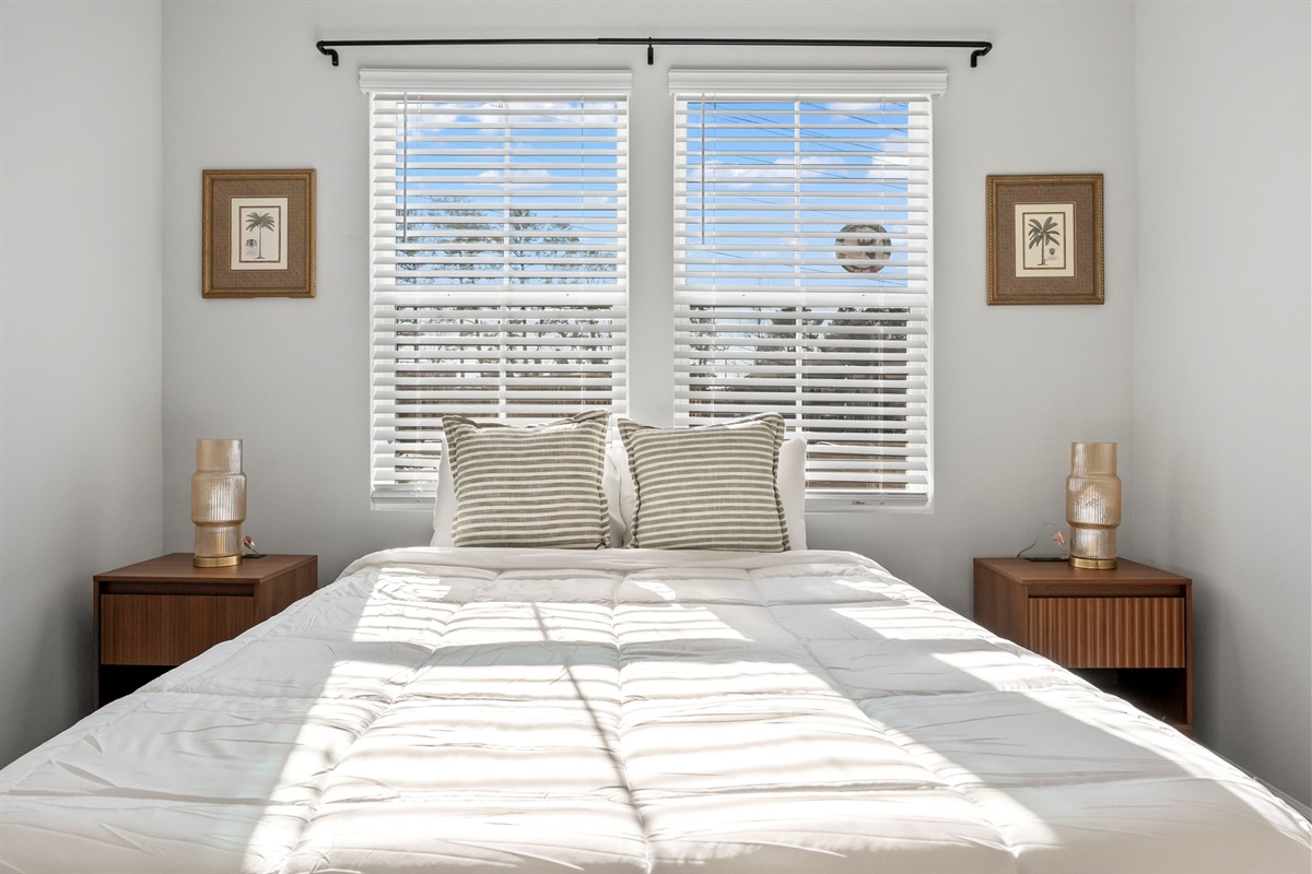 Downstairs Bedroom with Queen Bed