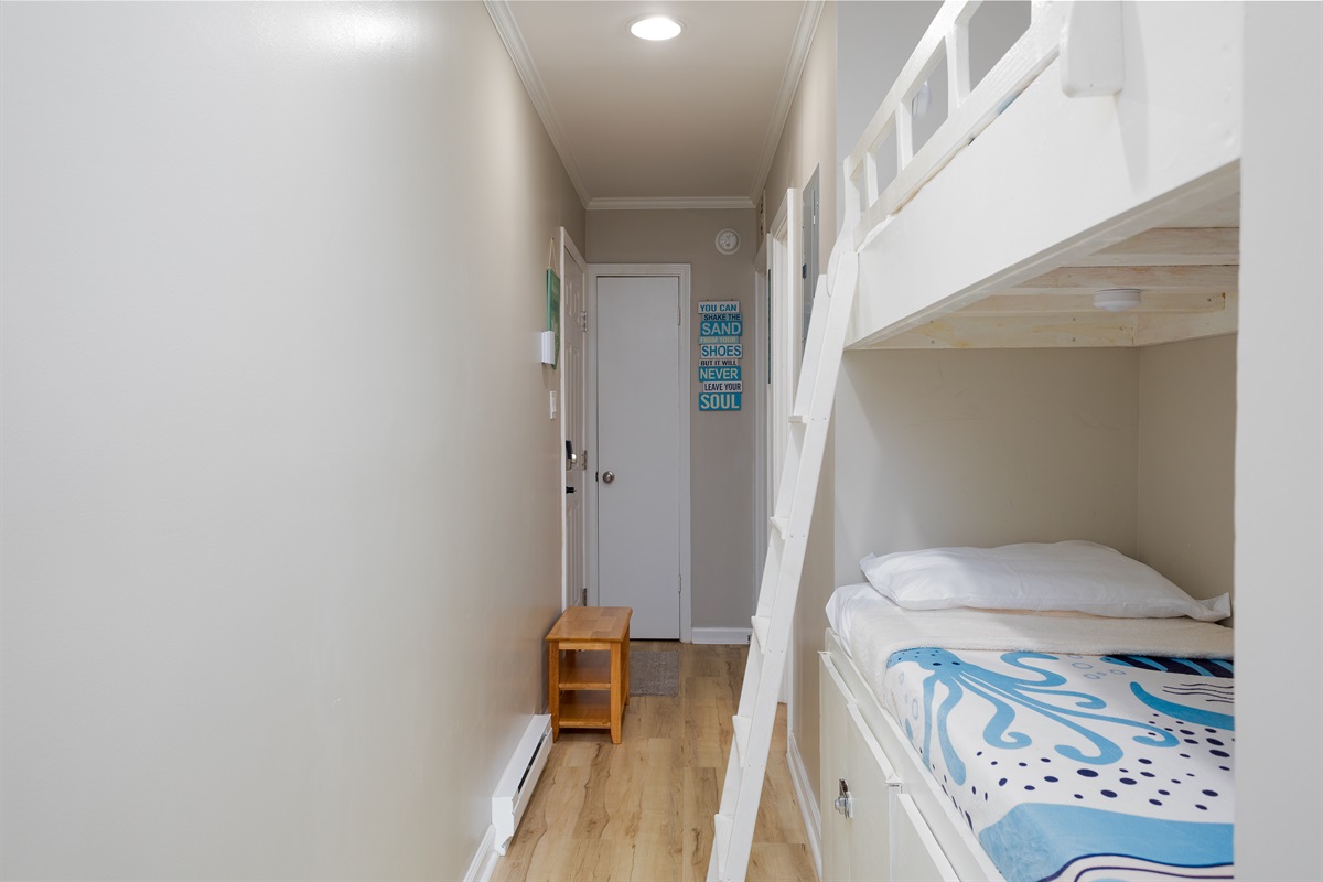 Viewing into the hallway