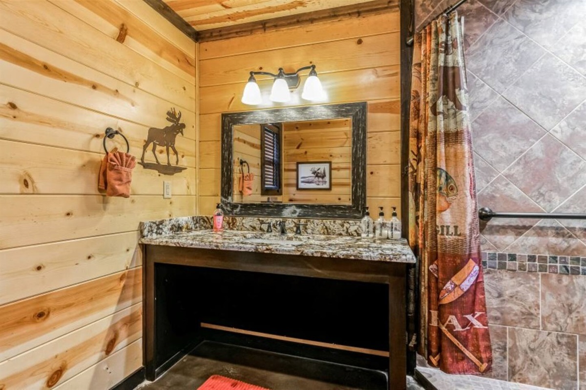 Refresh and recharge in the spa-inspired bathroom.
