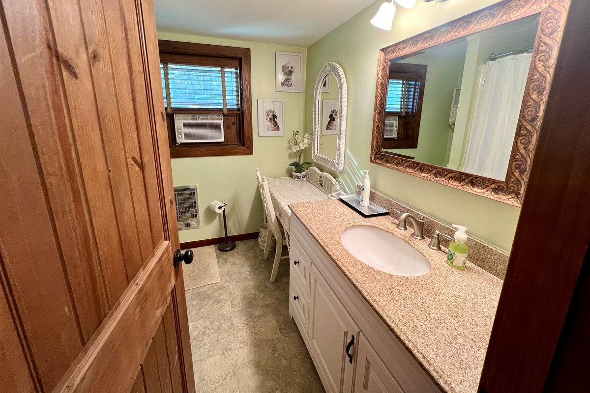 Downstairs Full Bath with Shower