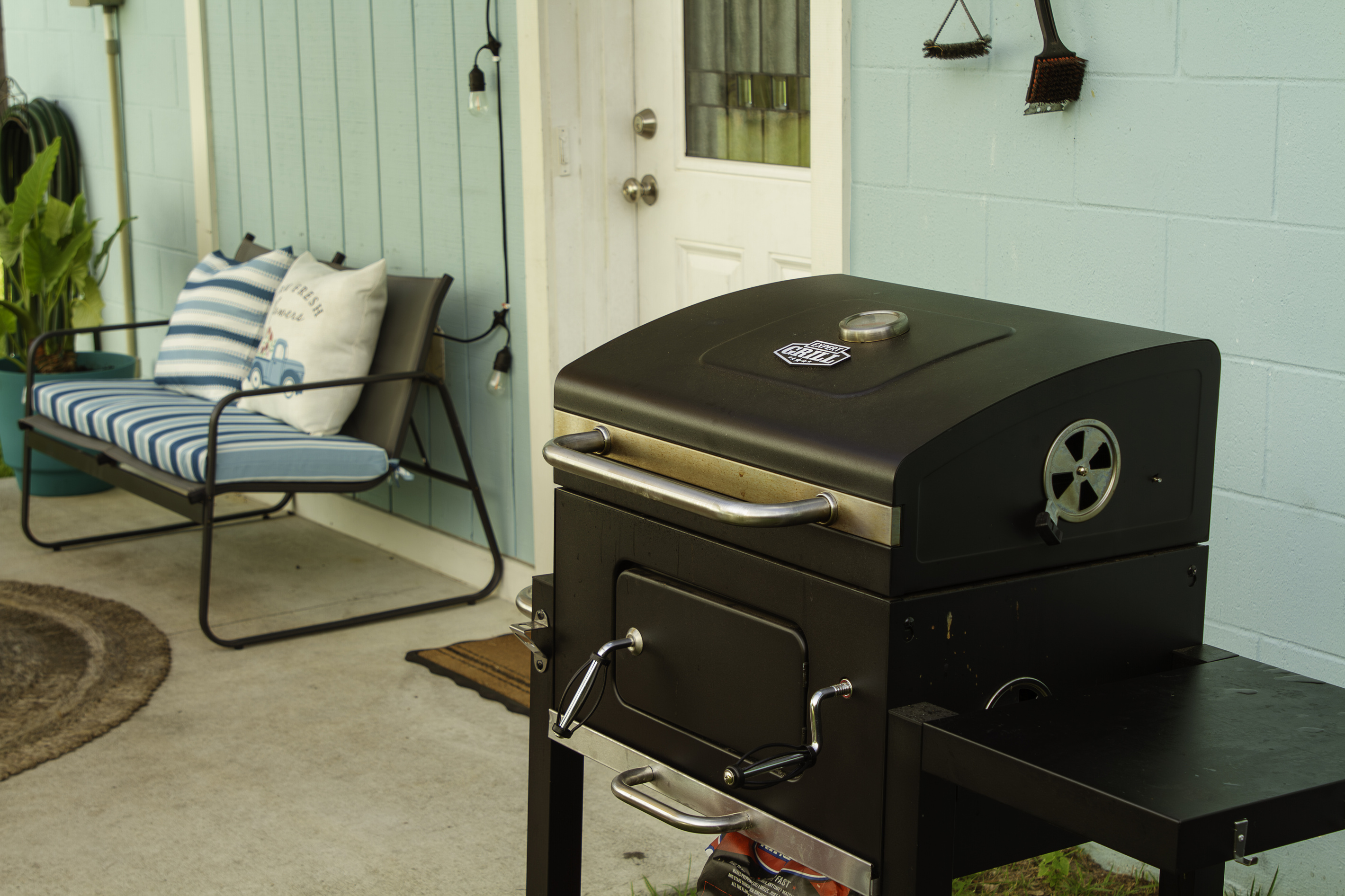 A view of our BBQ pit