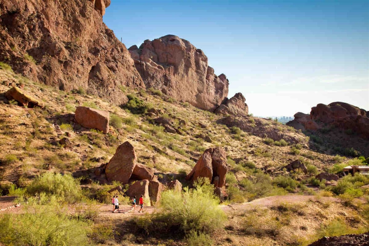 Echo Canyon Trailhead has a ton of hiking trails and is located just 15 minutes from your stay. 