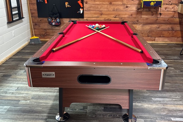 New Pool Table for your game bonding time!