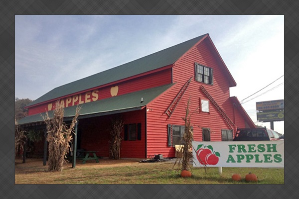 Ellijay Cabin: Red Apple Barn is Nearby