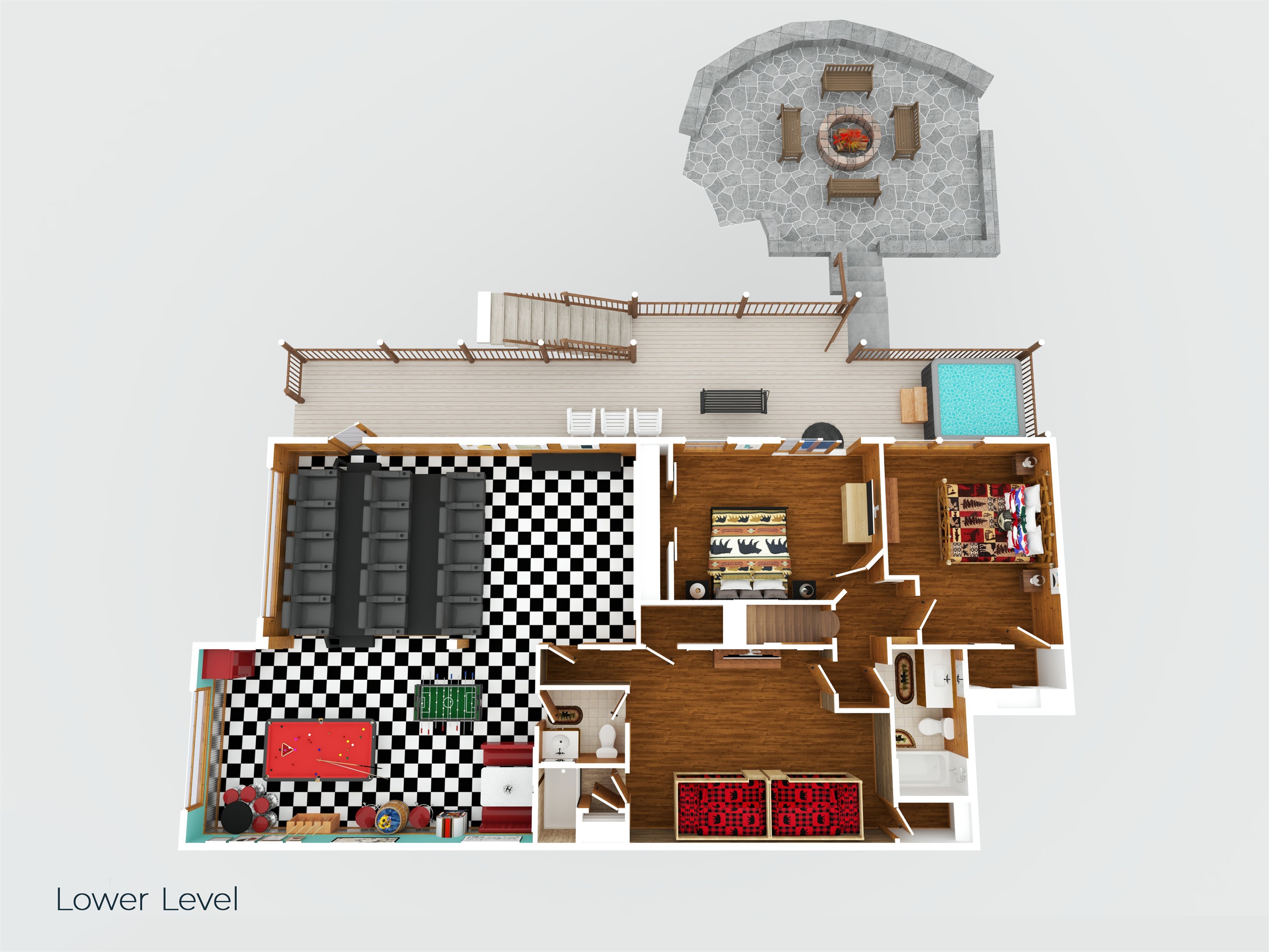 Lower Level Floorplan