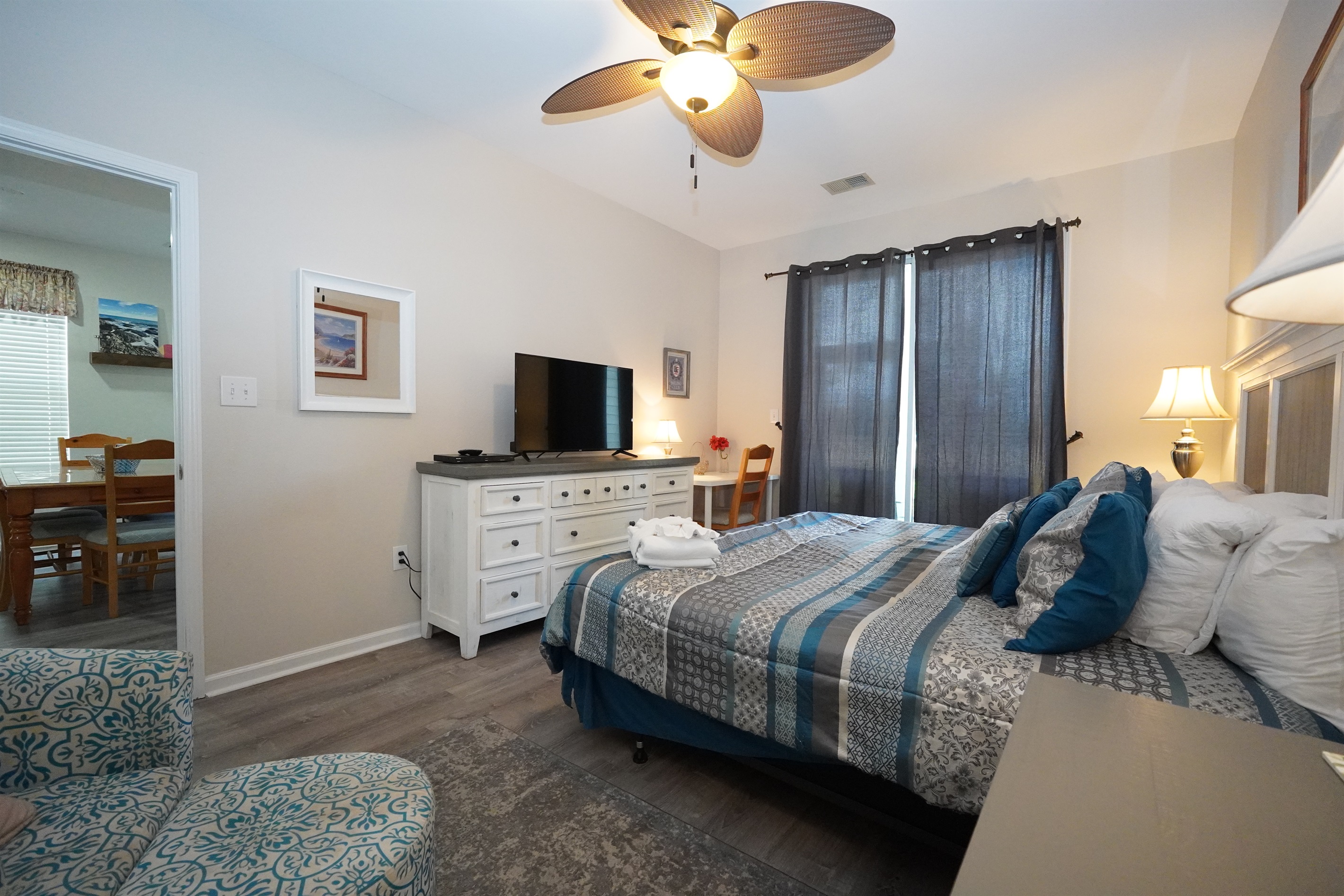 Master with Dresser Storage and Private Porch Access