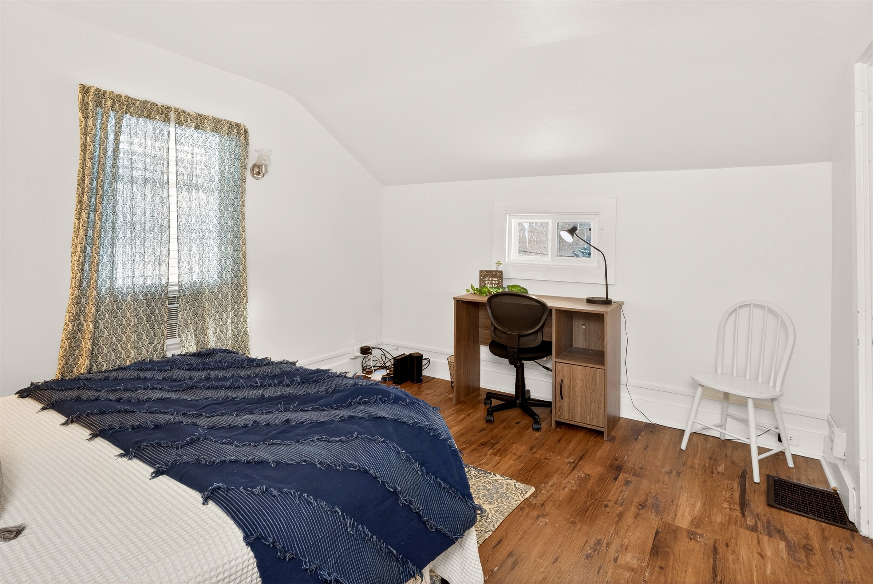 Second floor bedroom with double bed