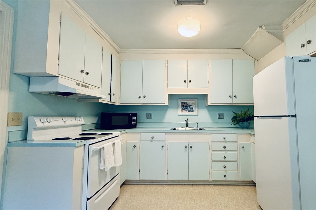 Your own private small kitchen in the lower level of the house