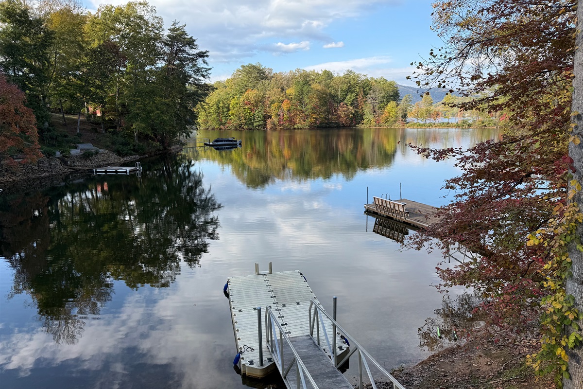 Unwind in a cozy cove retreat: dock, hot tub, and dog-friendly fun await.