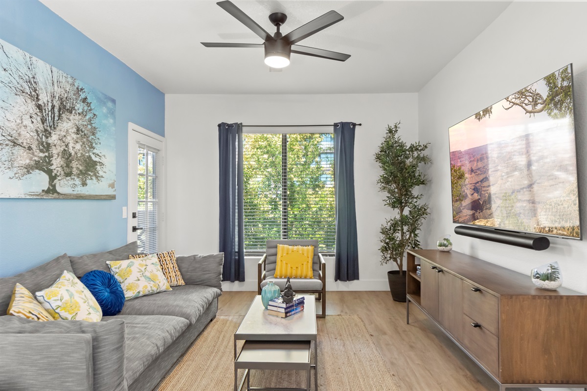 bright windows in our living room