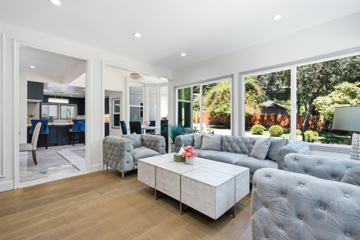 This expansive living space combines elegant design, comfort, and plenty of room to gather.