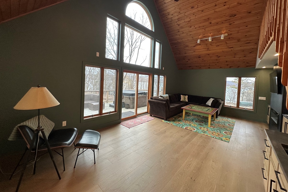 Livingroom renovated in 2026.  Furniture to be added for Summer.