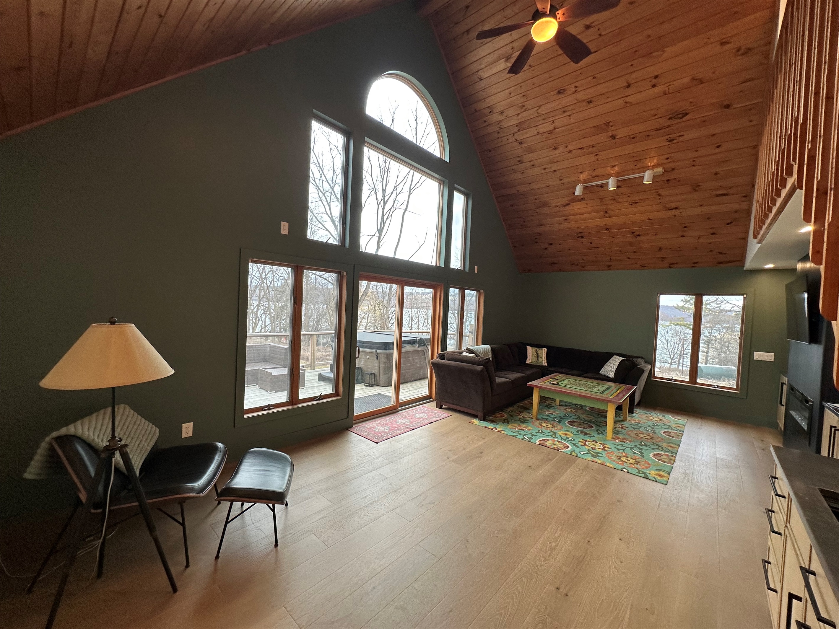Livingroom renovated in 2026.  Furniture to be added for Summer.
