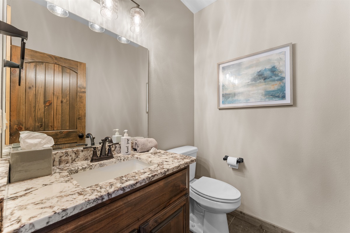 Cozy bathroom with all essentials