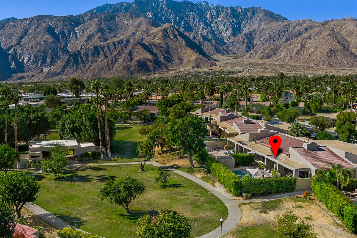 Greenbelt accessible through back gate