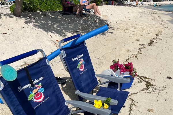 Beach supplies included