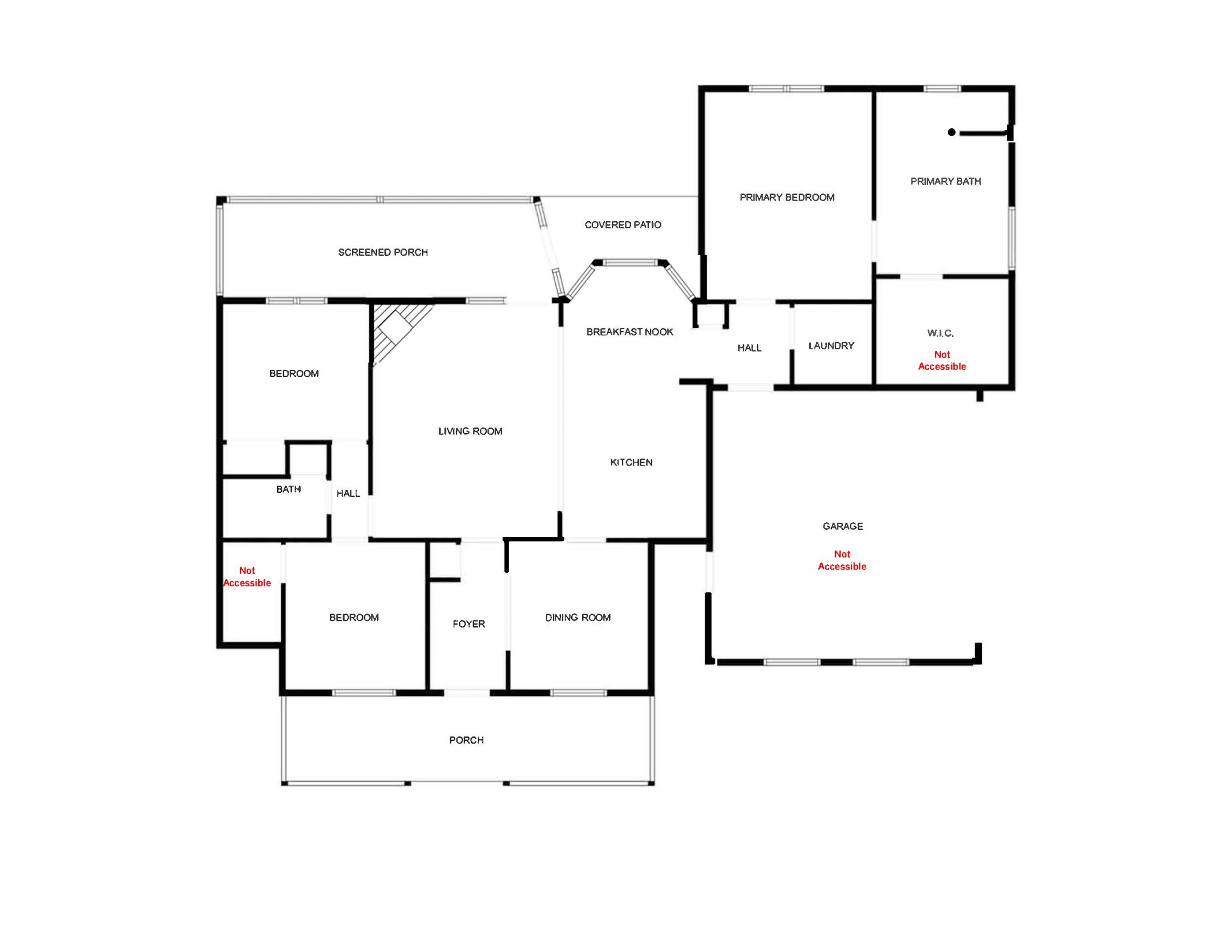 Spacious, open layout with room for everyone to relax and recharge- see how everything flows in this easy floor plan.