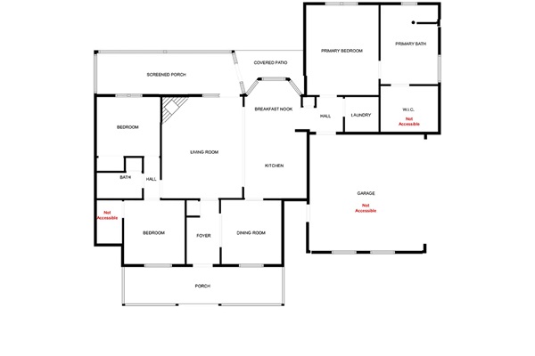 Spacious, open layout with room for everyone to relax and recharge- see how everything flows in this easy floor plan.
