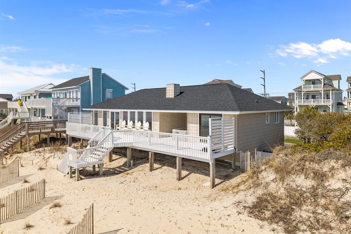 Direct access to the beach