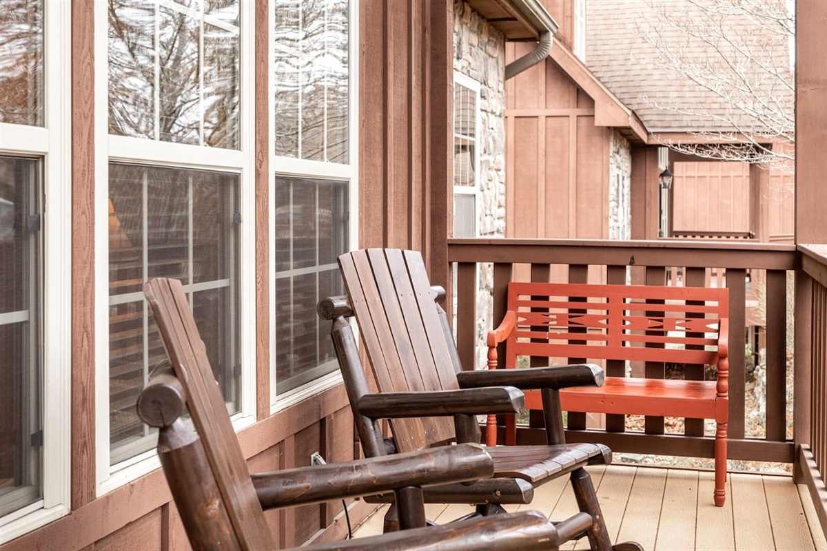 Grab a rocking chair and stay awhile. Fall is especially beautiful when the Ozarks begin putting on their annual show.