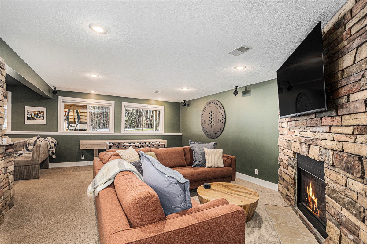 Two spacious living areas = space to gather and space to retreat.