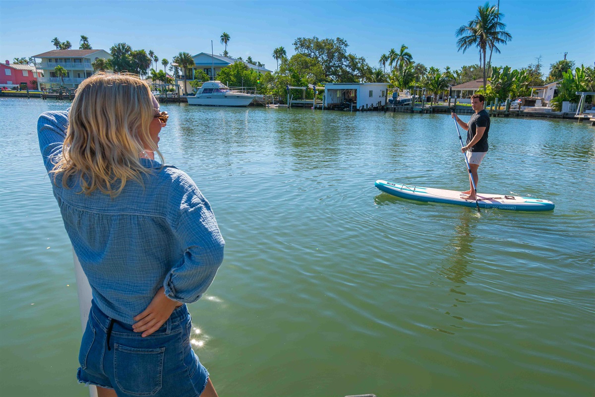 Kayaks and Paddle boards are included on site with your stay