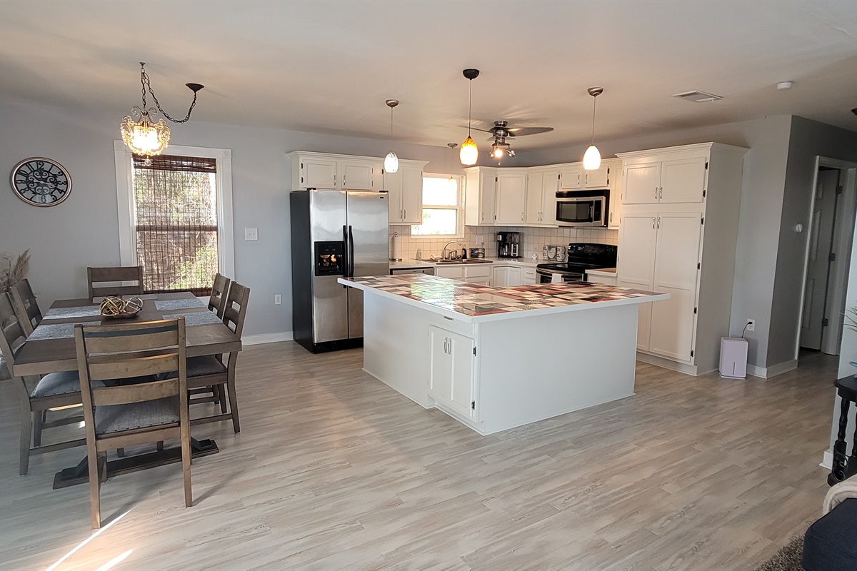 Kitchen and Dining Room view