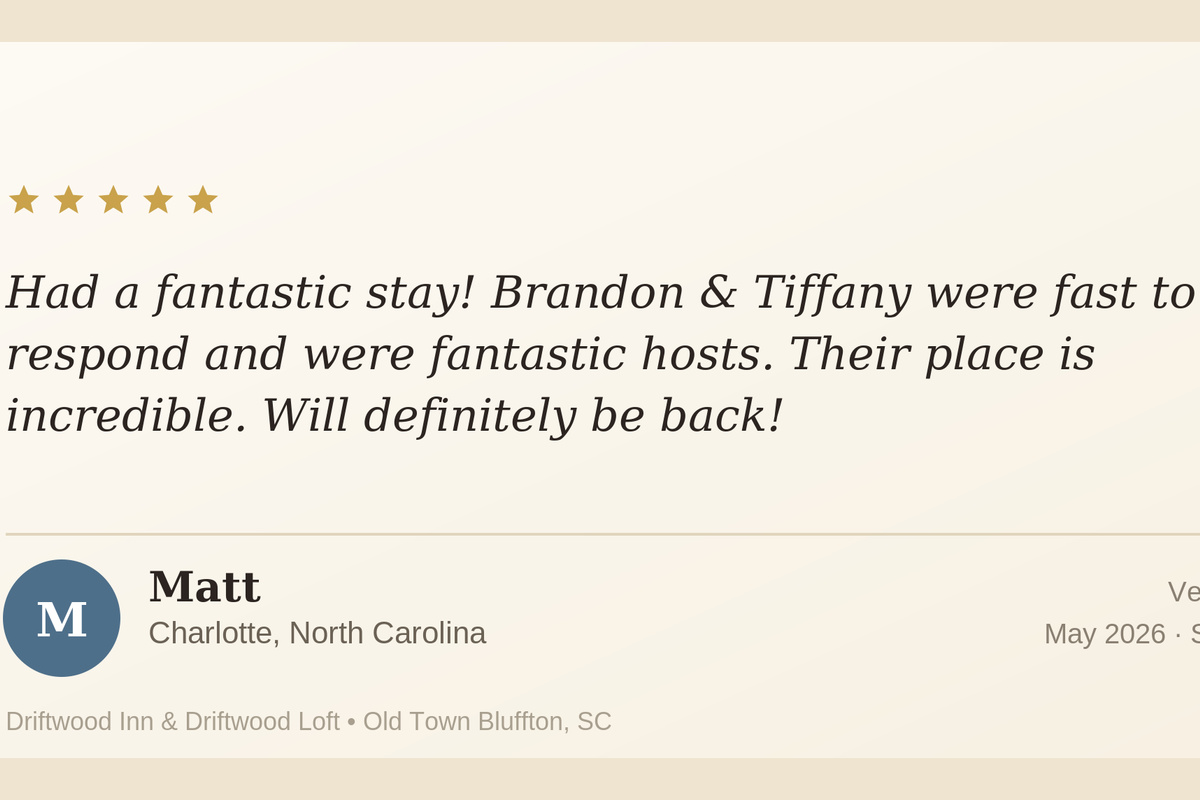 A Look at one of our multiple 5 star reviews