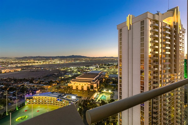 Balcony evening south view