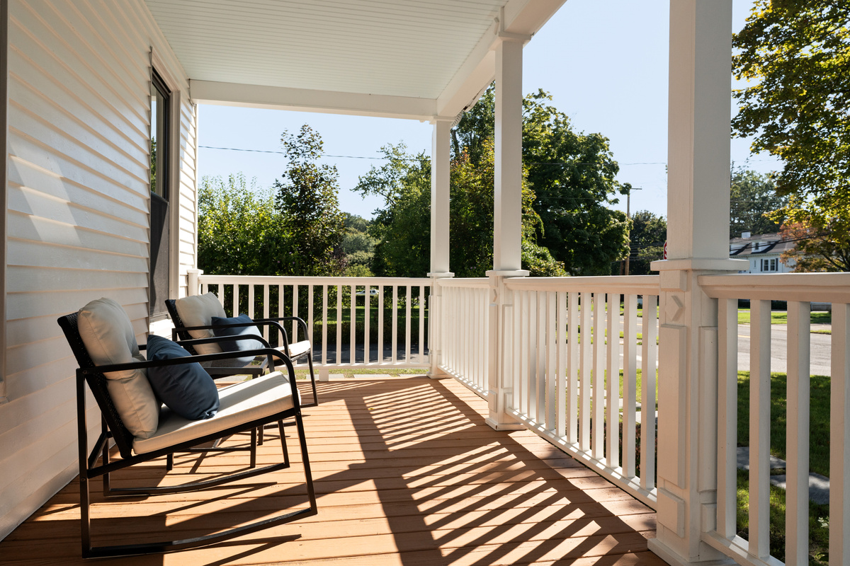 Morning coffee is even better from the porch. Enjoy a quiet start before walking into the village or heading out for a day in the Catskills.