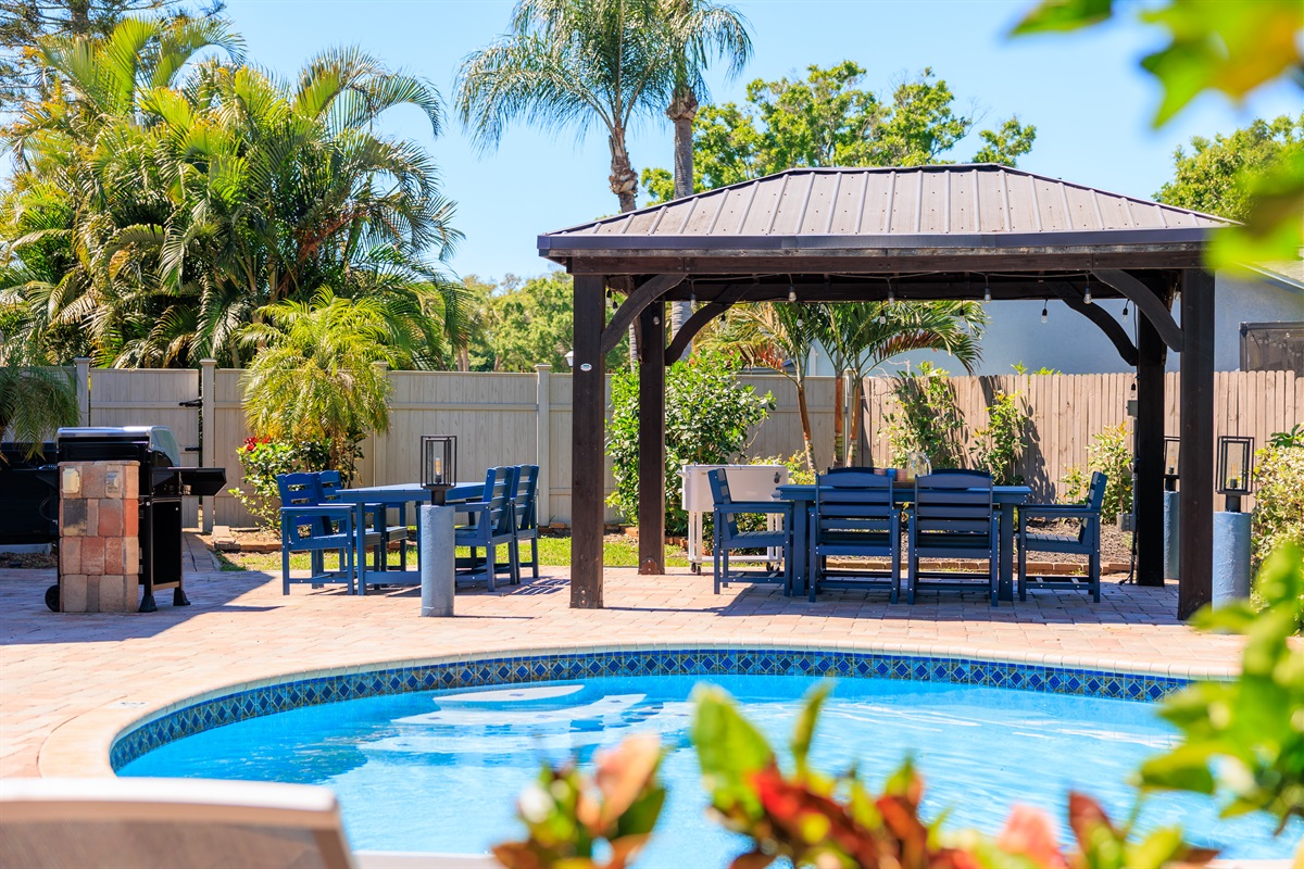 Enjoy a cool dip in the pool 