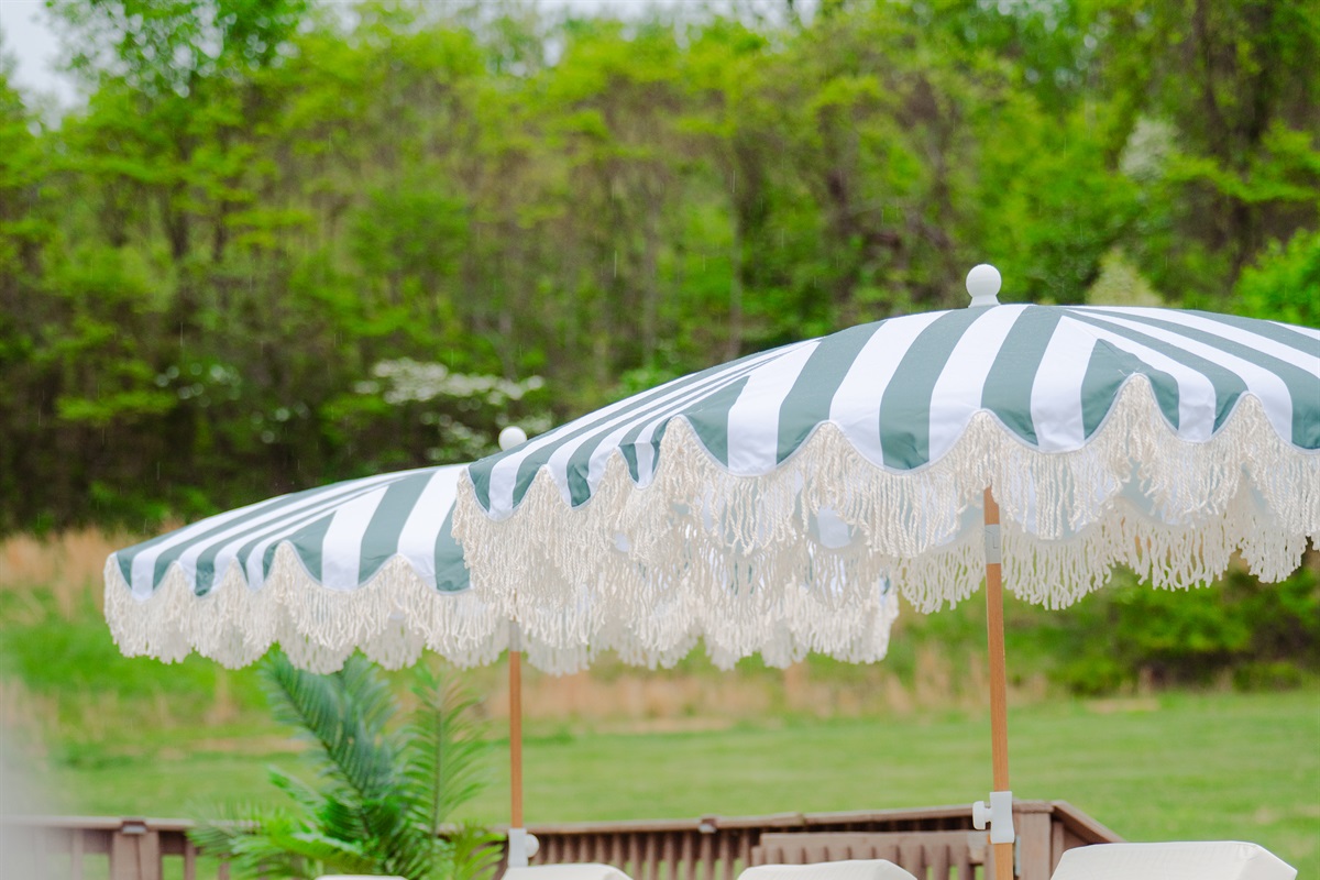 Poolside relaxation made better with uninterrupted, serene views