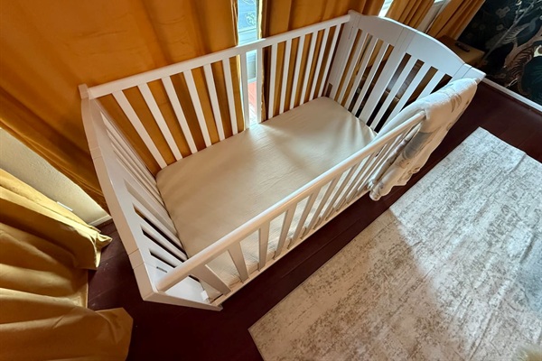 Traveling with a baby? A crib and high chair are available upon request.
